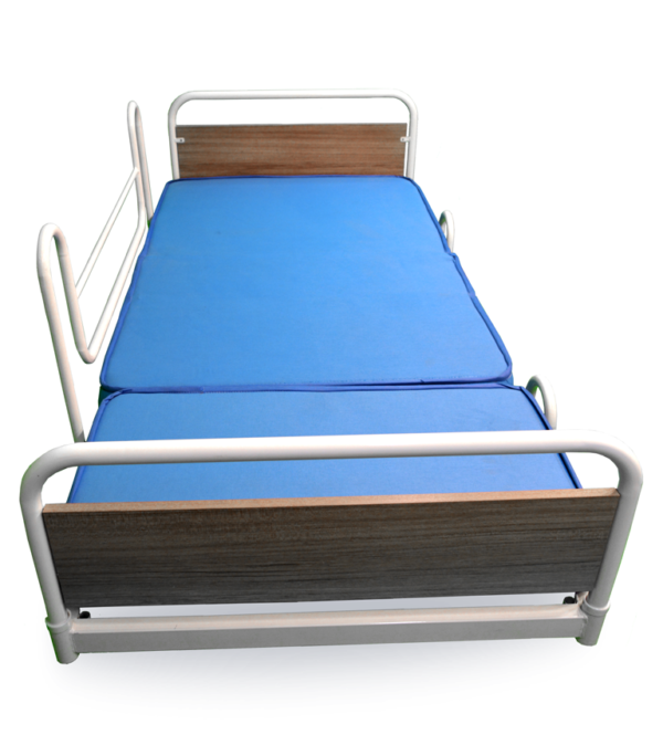 Economical hospital bed set with two motors and four-piece mattress (HK10)